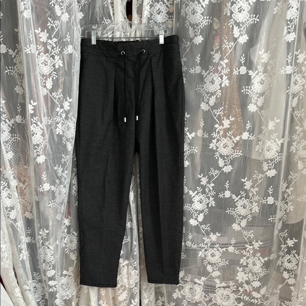 Men's Black Drawstring Pants